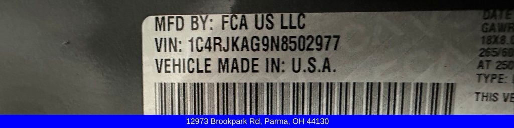 2022 Jeep Grand Cherokee L Laredo