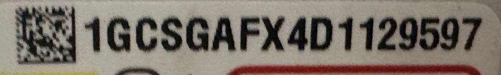 2013 Chevrolet Express 1500 Work Van Cargo