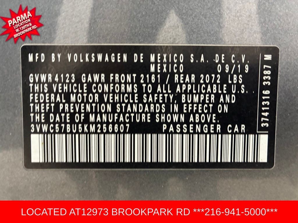 2019 Volkswagen Jetta 1.4T S